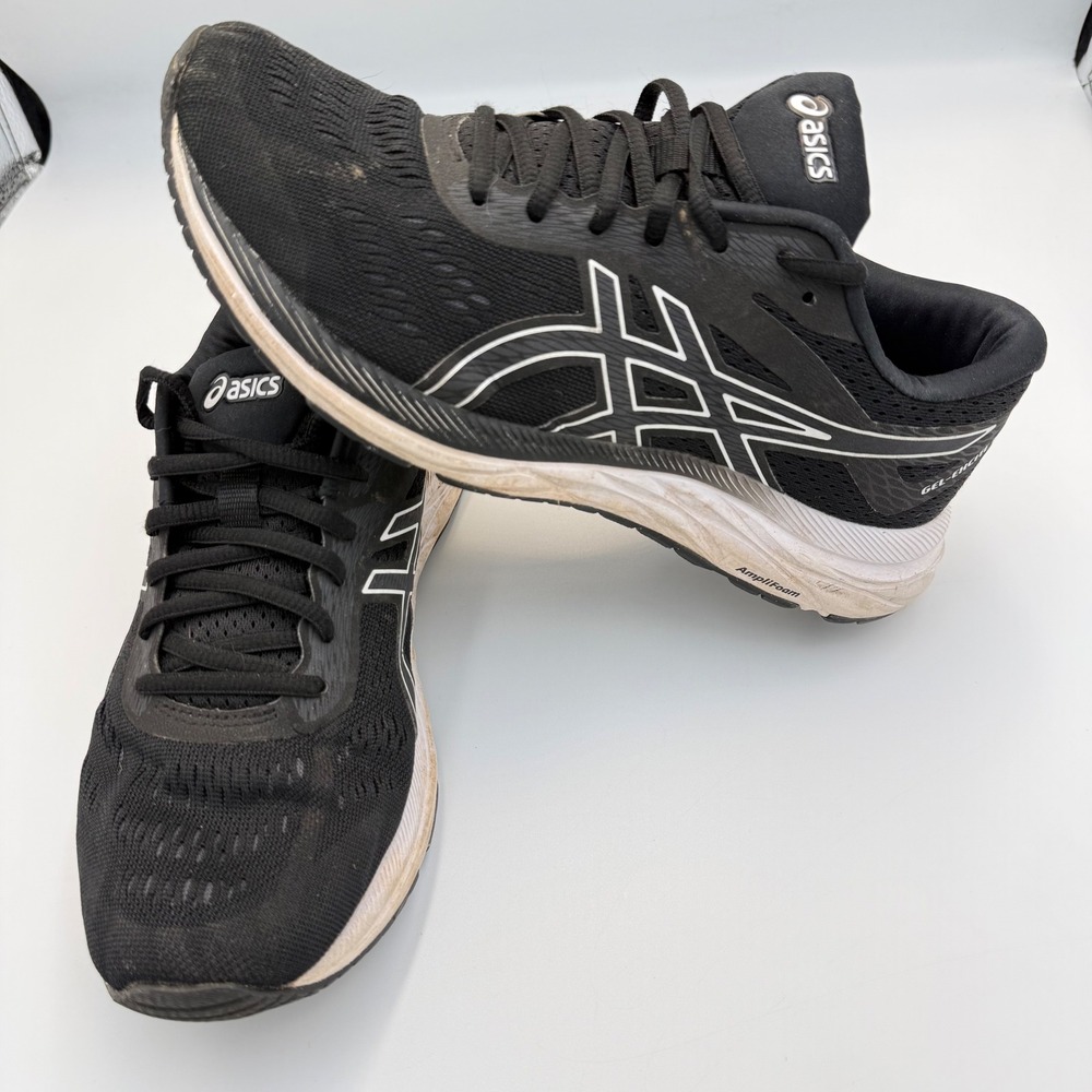 Asics GEL-EXCITE 6 Running Shoes Women's Black White Athletic‎ Sneakers 8 Wide
